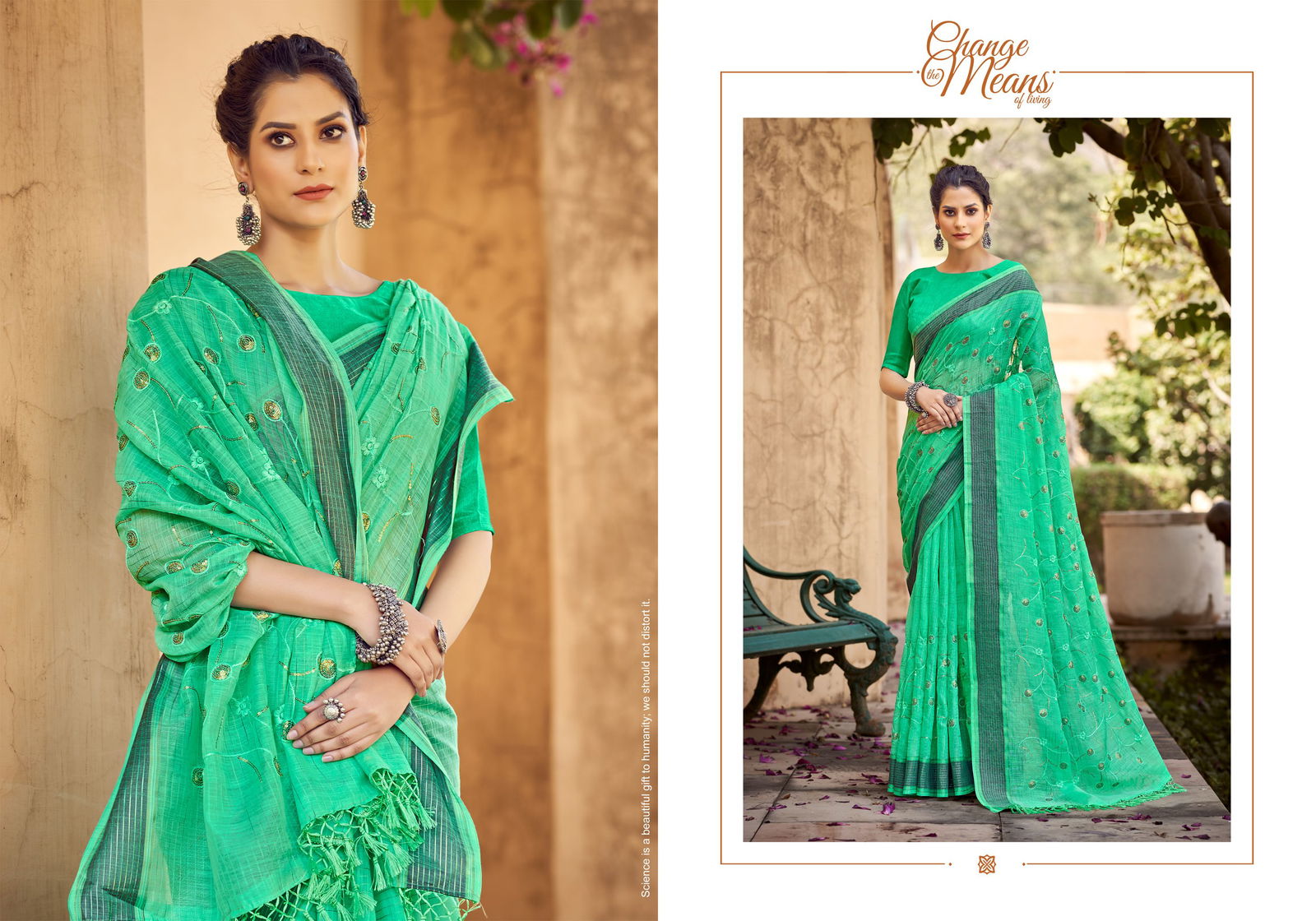 Ynf Devrani New Designer Festive Wear Cotton With Multi Sequence Embroidery Work Saree Collection